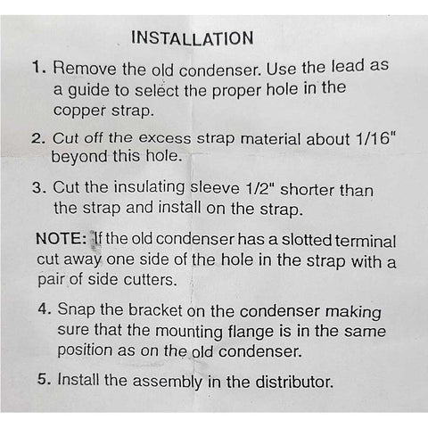 Tune Up Kit 302-351 (87 & Later) Prestolite Mallory Screw Down Type Replaces RP173024A Sierra 18-5275