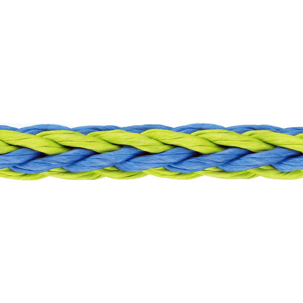 Fusion-X Rope GR/BL 1-1/4" Geen/Blue Samson 100 Foot Roll 502-848080000000